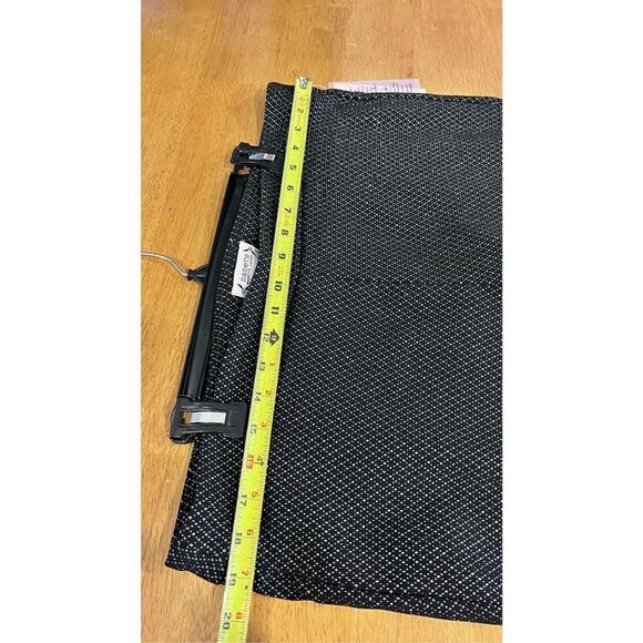 NANETTE LEPORE WOMEN PANT LEGGINGS BLACK SILVER SPECKLE SZ XL NEW - Picture 9 of 11